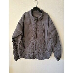 Tesla Men's Quilted Gray Puffer Full Zip Jacket Size XL